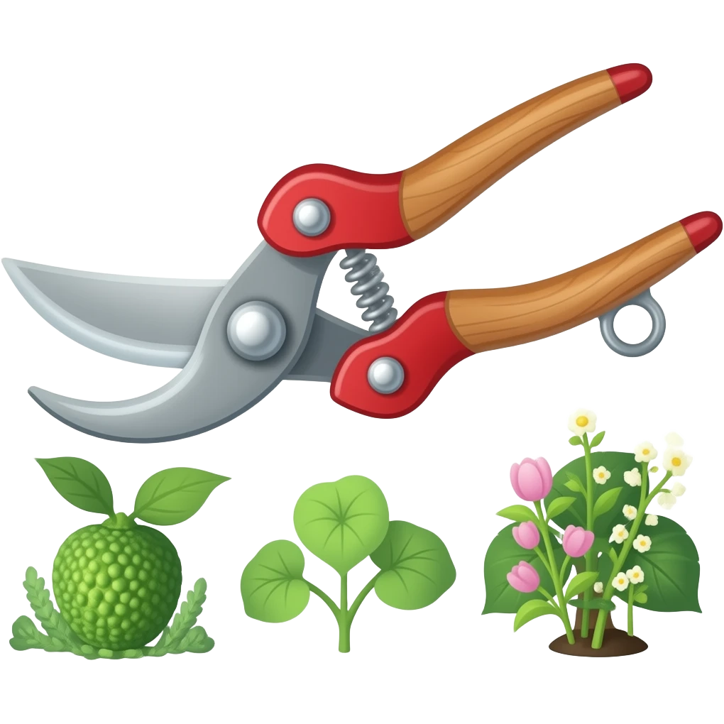 garden shears emoji
