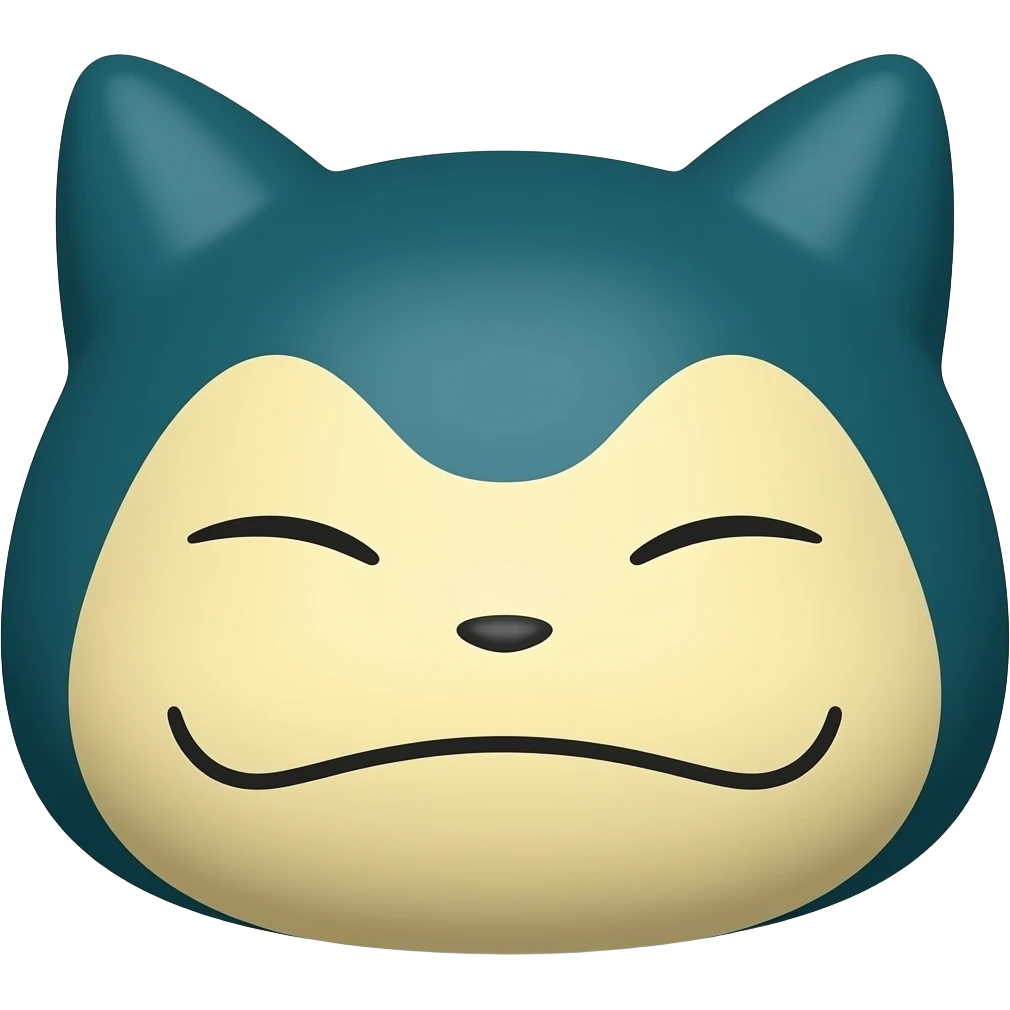 snorlax face emoji