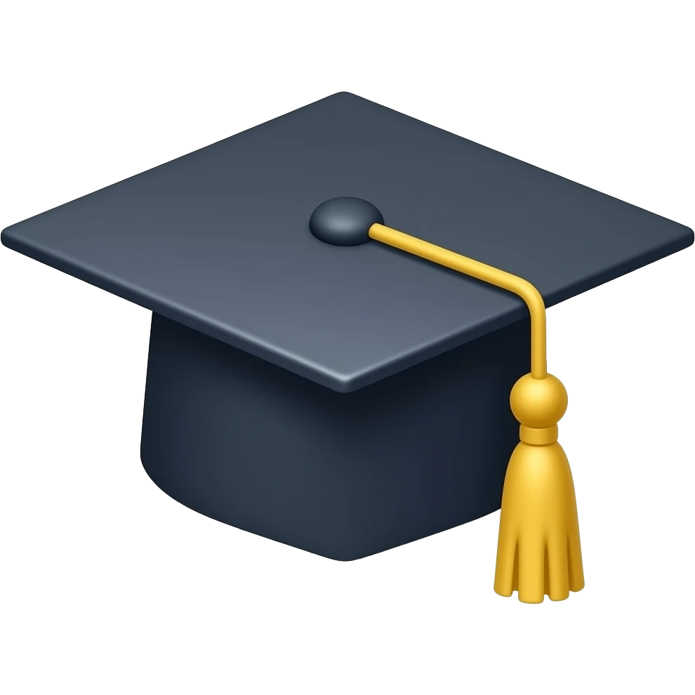 graduation cap emoji