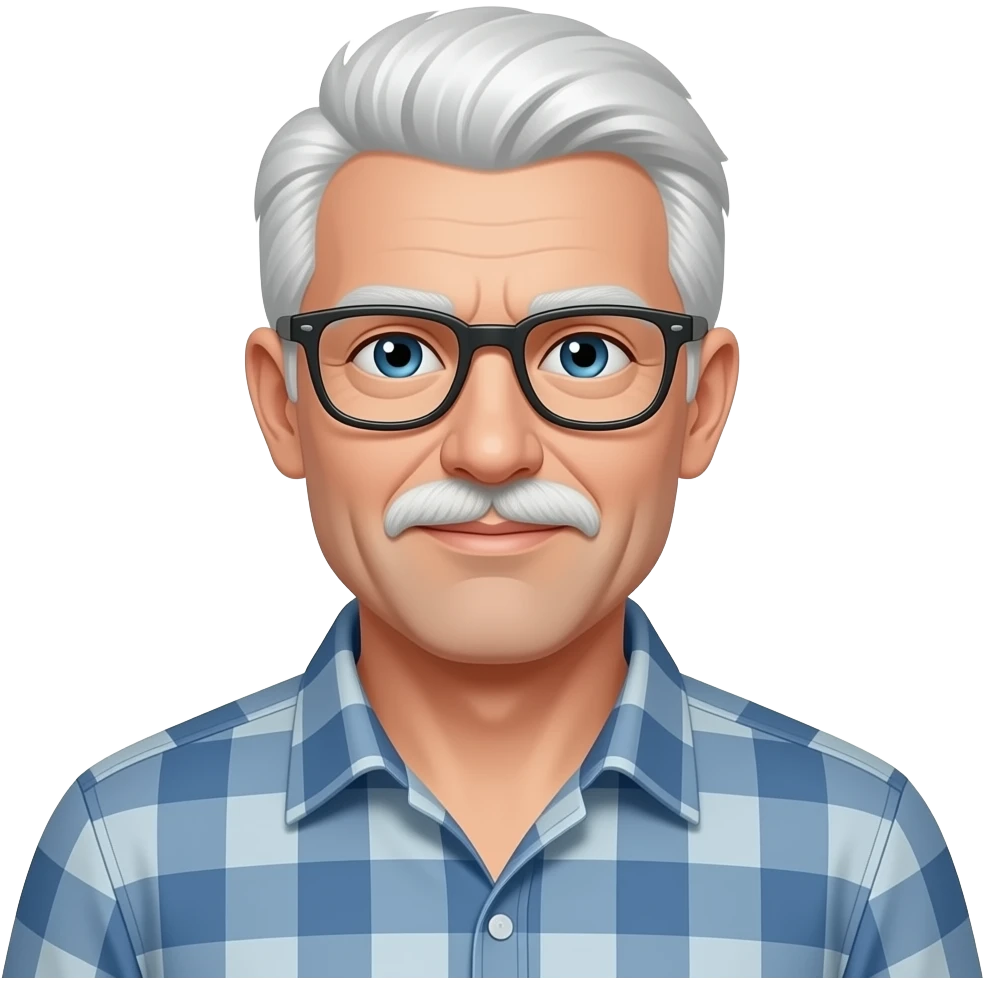 old white haired gay guy in glasses cock slut and porn no moustache emoji