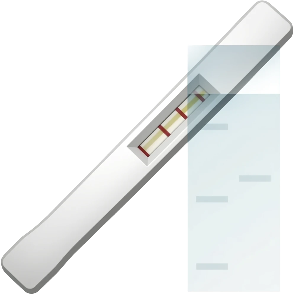 Pregnancy test emoji