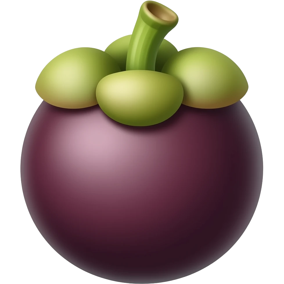 mangosteen emoji emoji