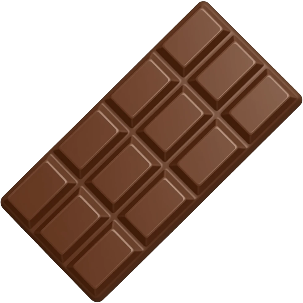 Chocolate bar emoji