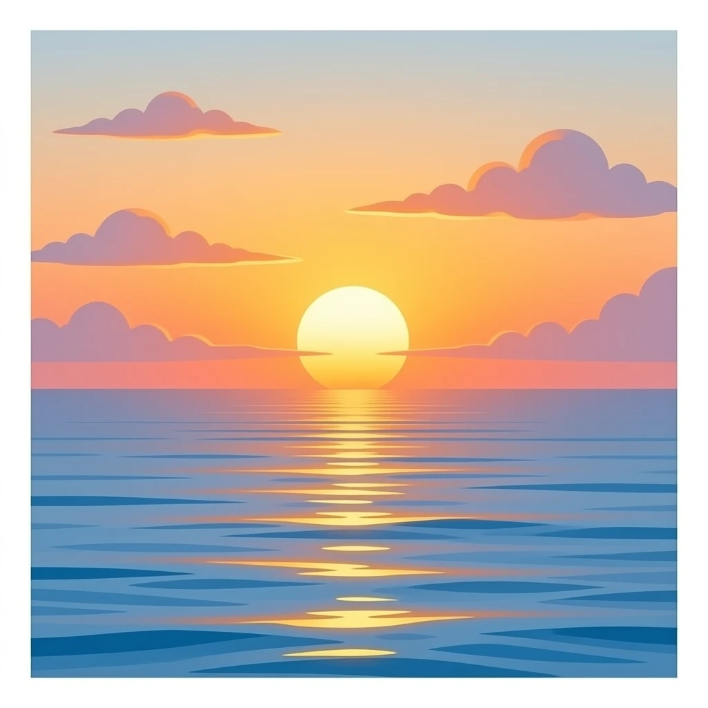 Sunrise picture emoji