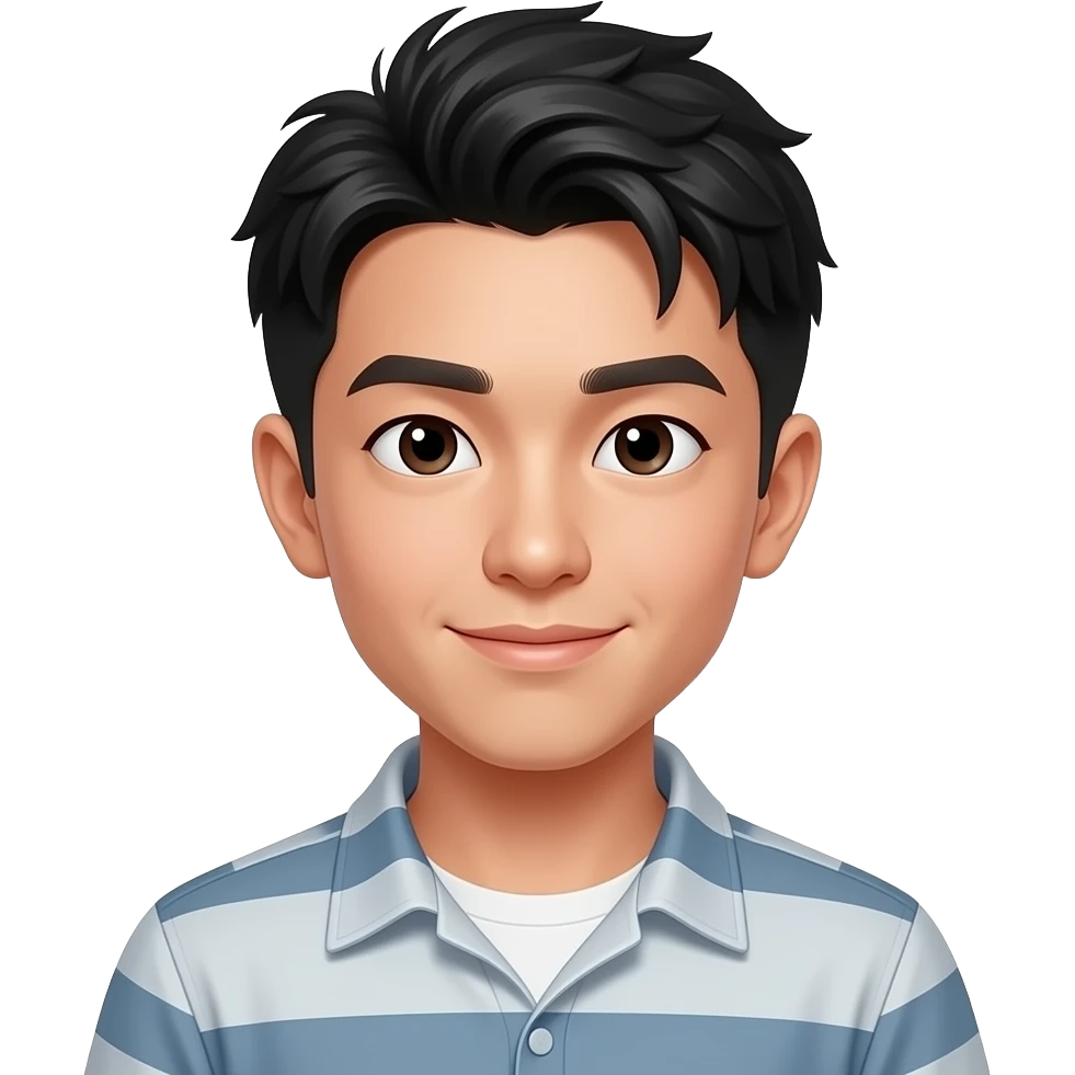 asian handsome boy face emoji