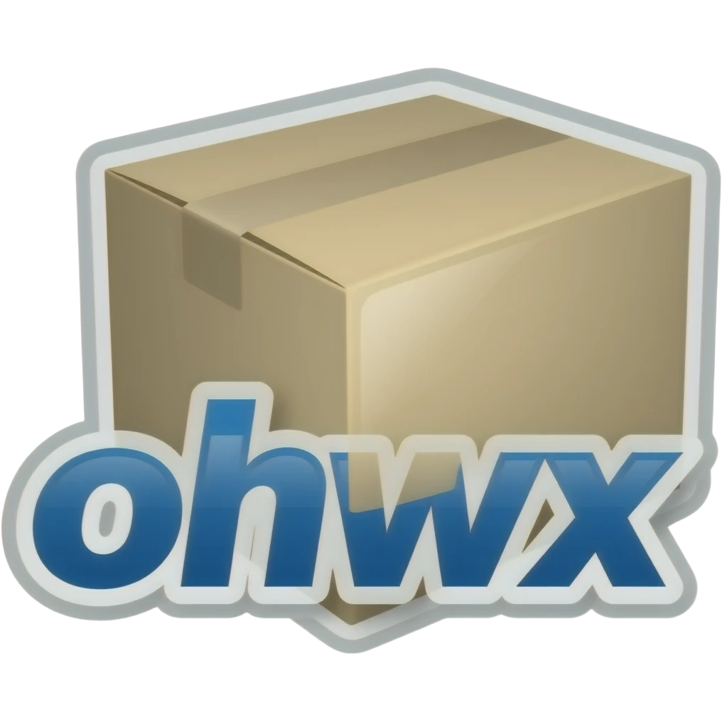 Logistics logo for company for small logistics small parcels emoji