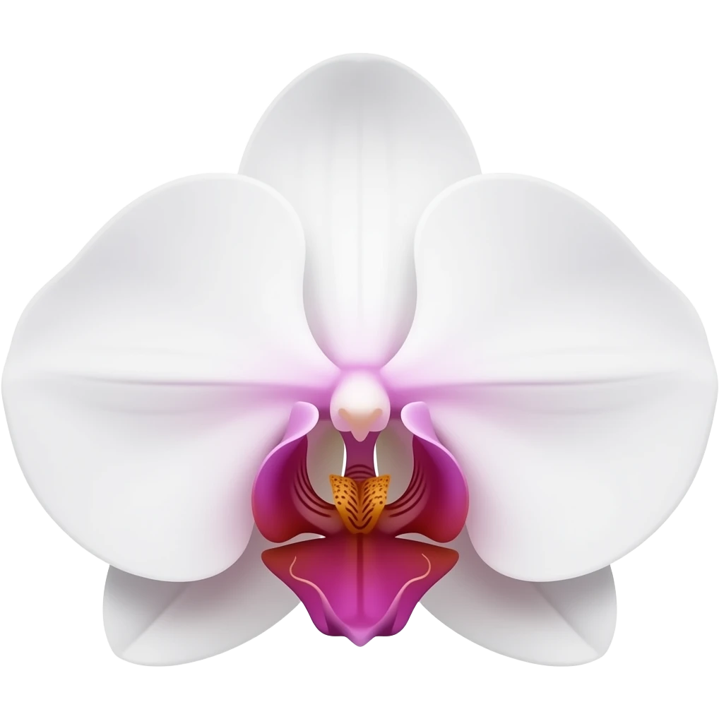 orchid flower emoji