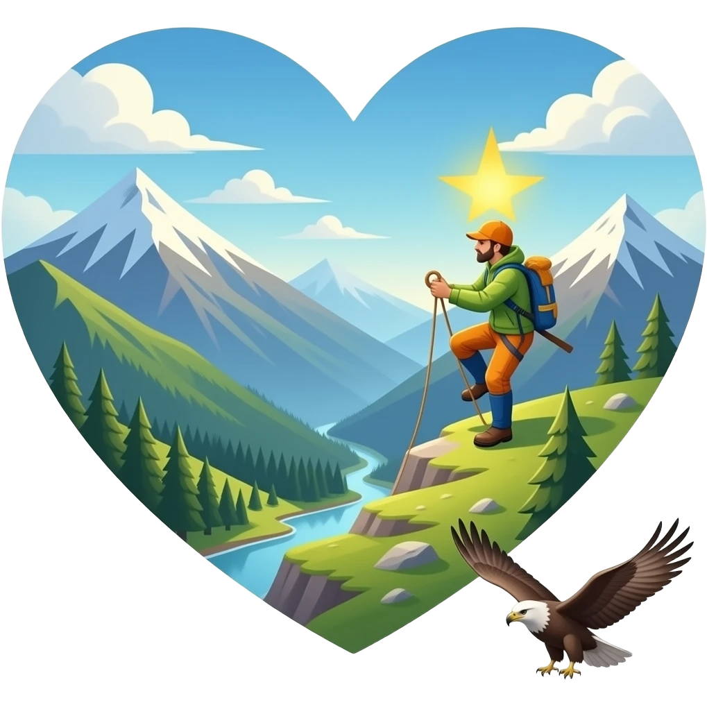 Моє серце в верховині і душа моя,
Моя дума в верховині соколом буя,
Моя мрія в гори лине наздогін вітрам,
Моє серце в верховині, де б не був я сам. emoji