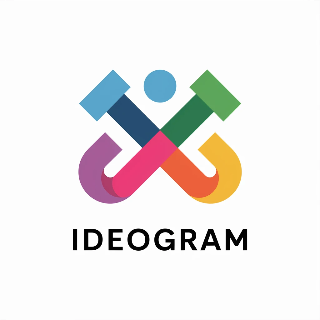 make a colorful logo of "Ideogram" emoji