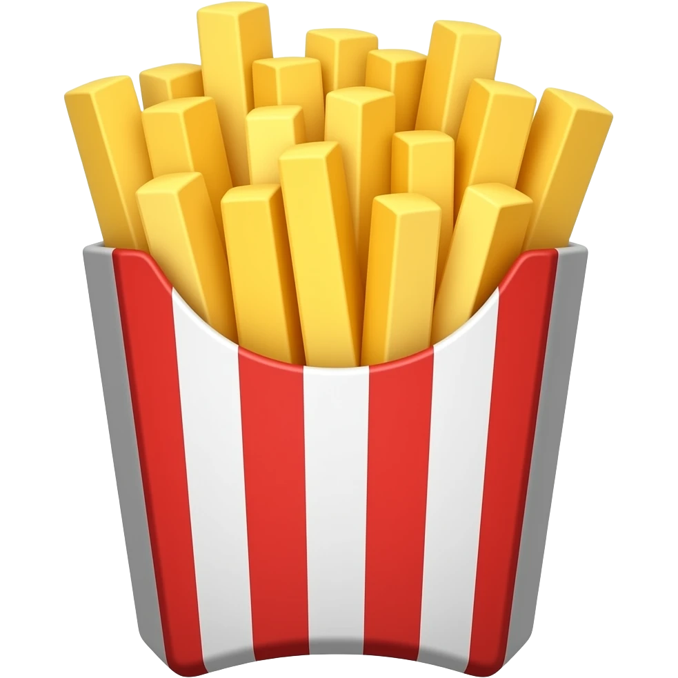 french fries emoji