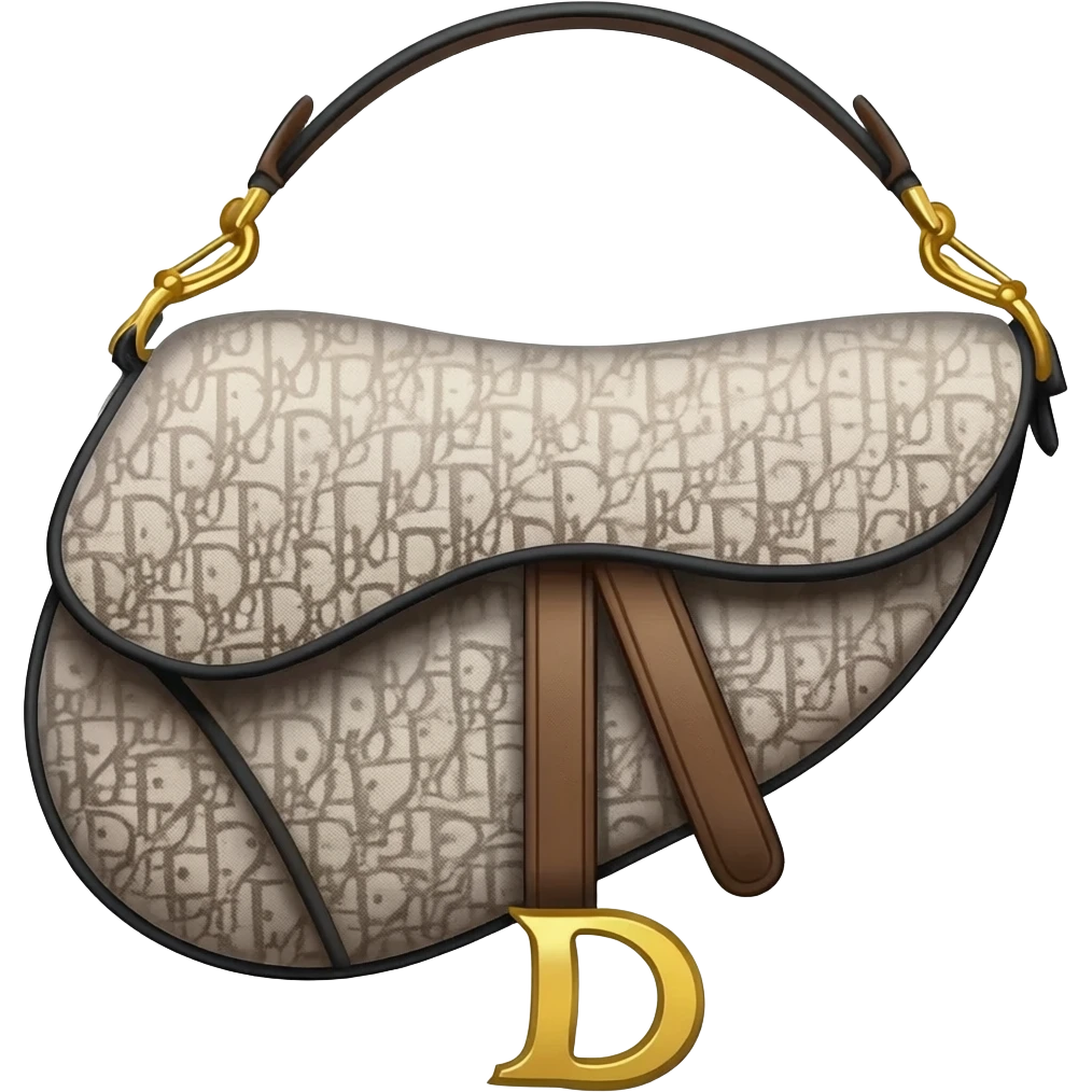 dior saddle bag emoji