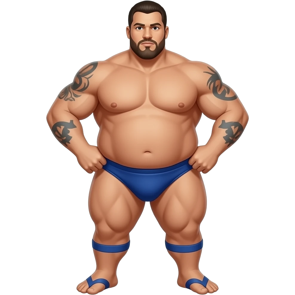 Very fat Arron judge as a sumo emoji
