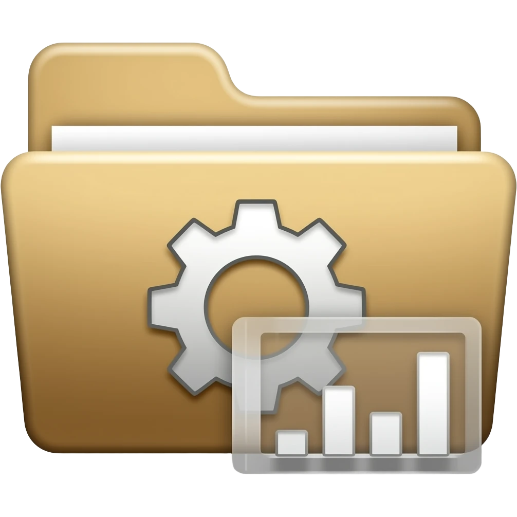 File logo what represent management. emoji