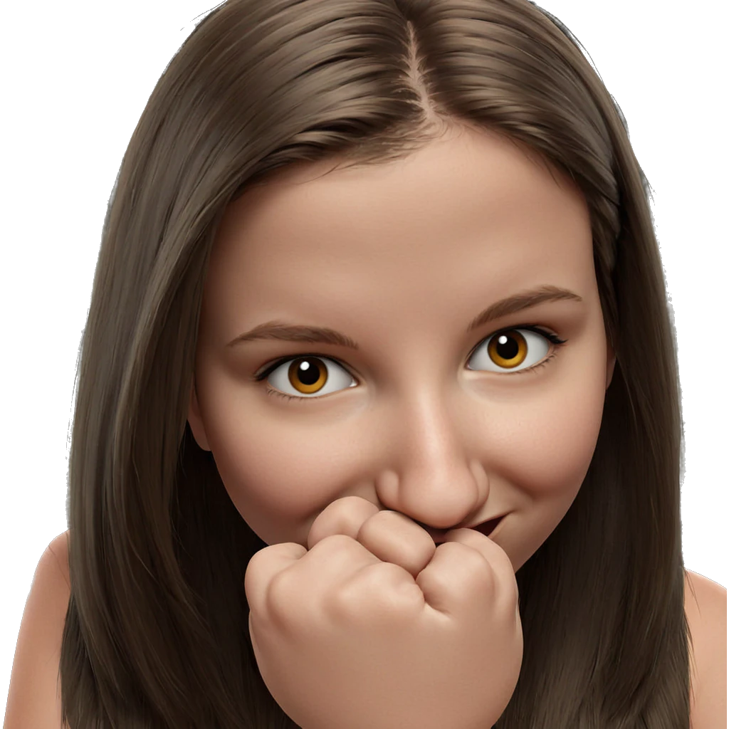 intense gaze of a boy emoji