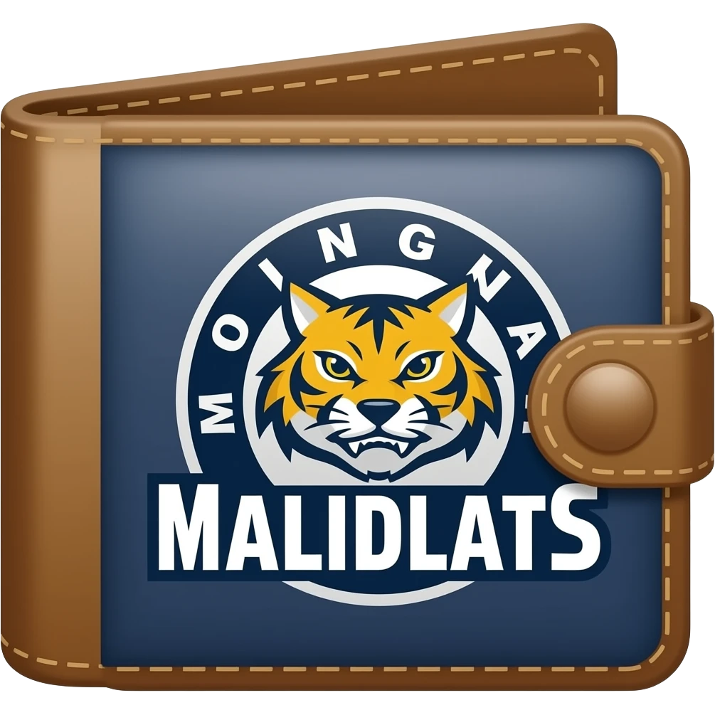 Moncton wildcats Man's wallet emoji