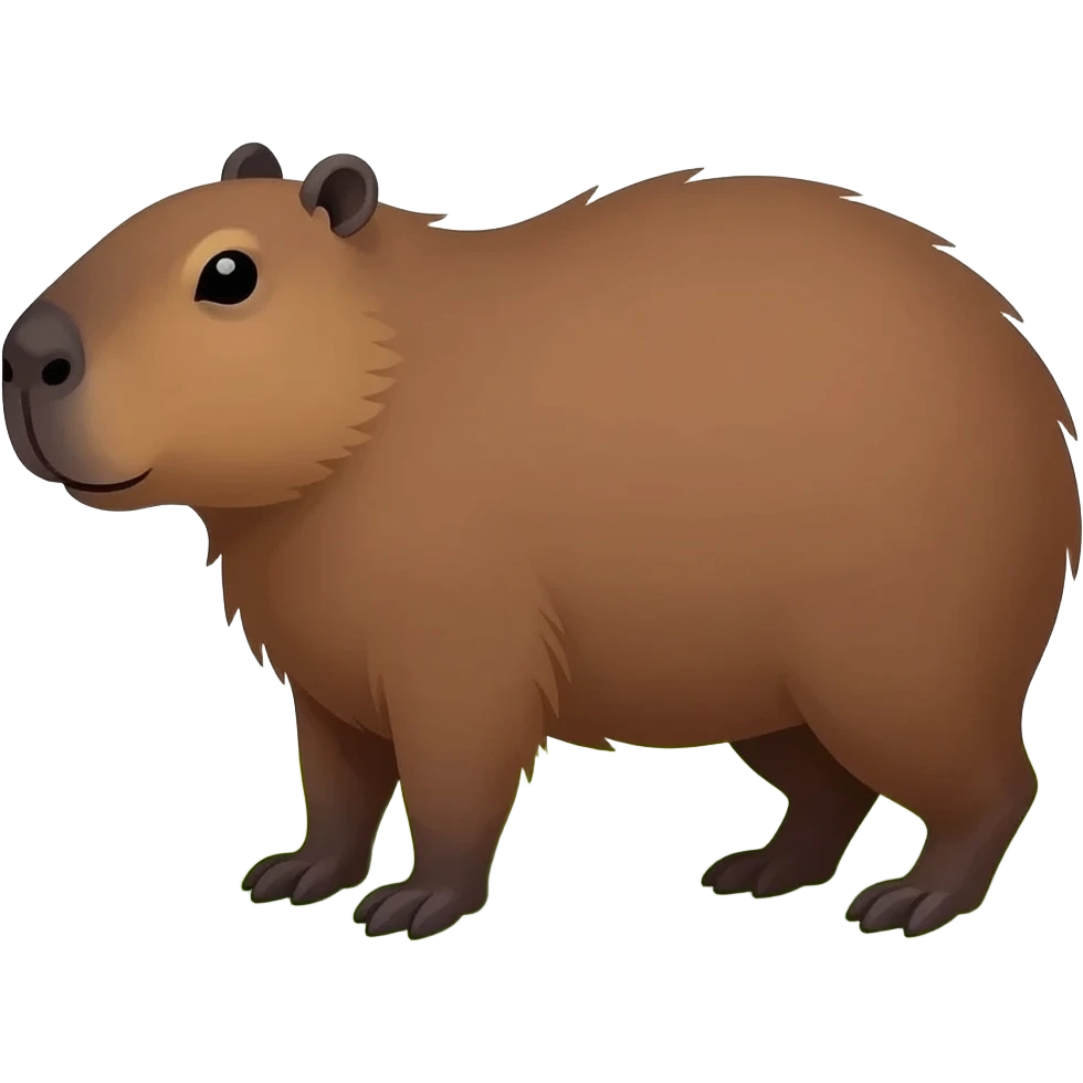 Un capibara de emoji emoji