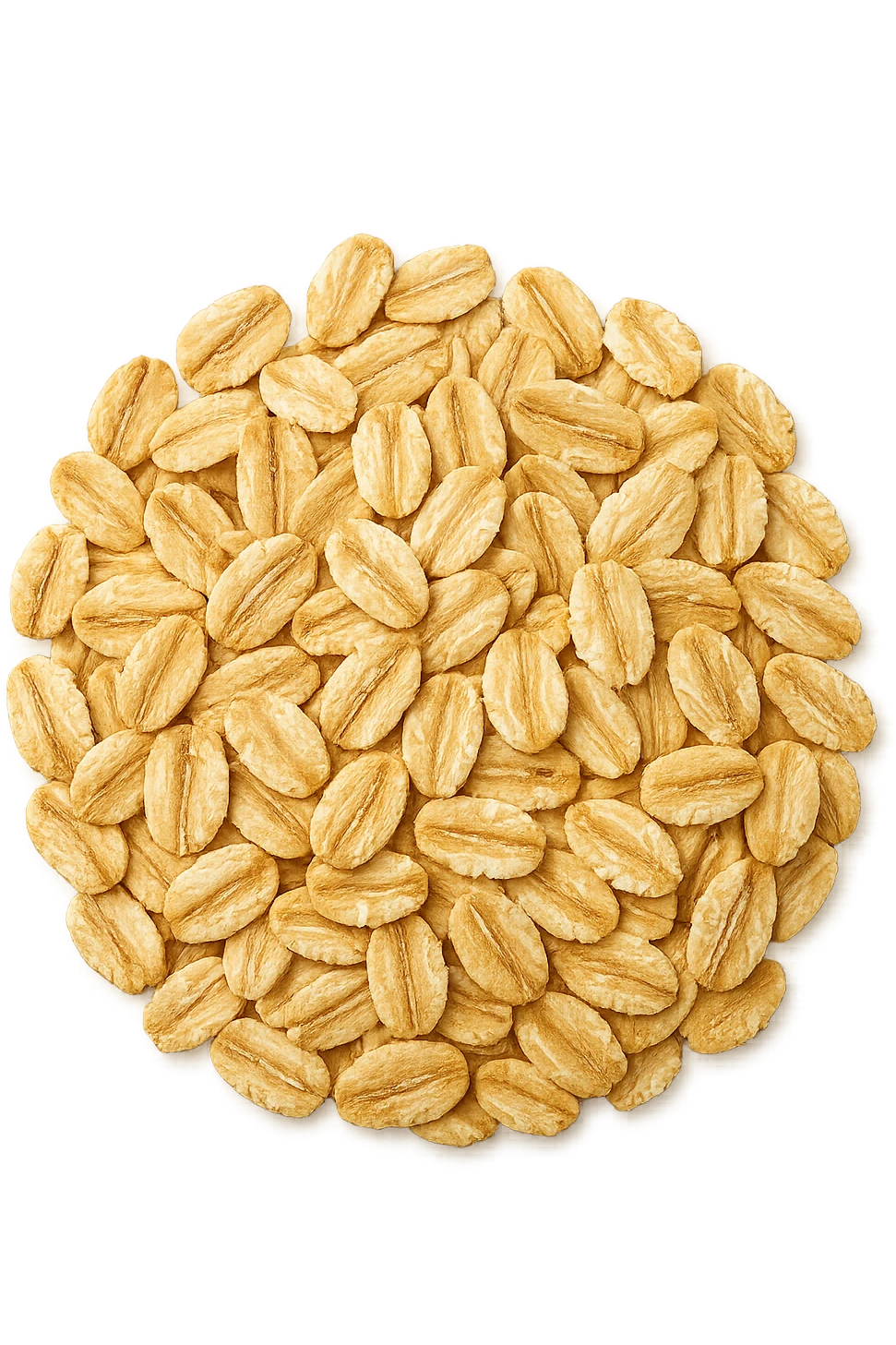 fiocchi di avena, visti dall'alto, iperrealistici 4k emoji