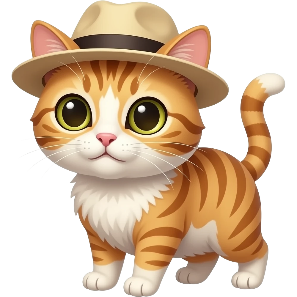 Cat With a hat emoji