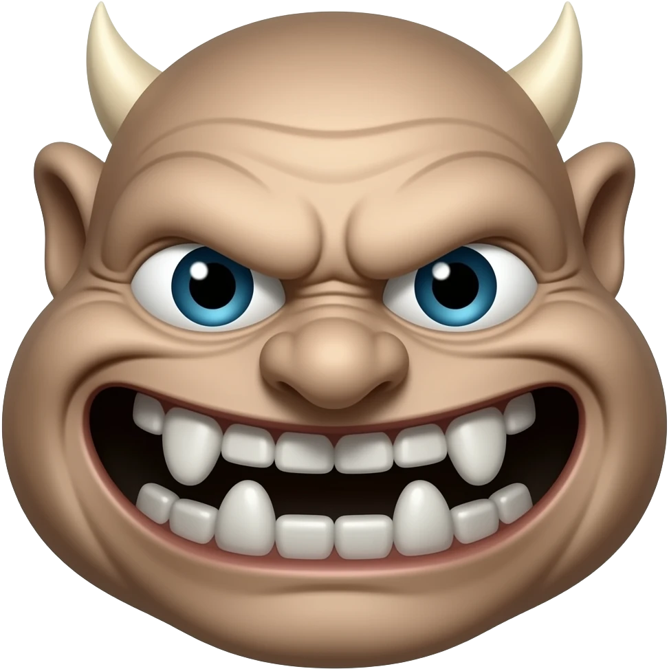 Troll face emoji