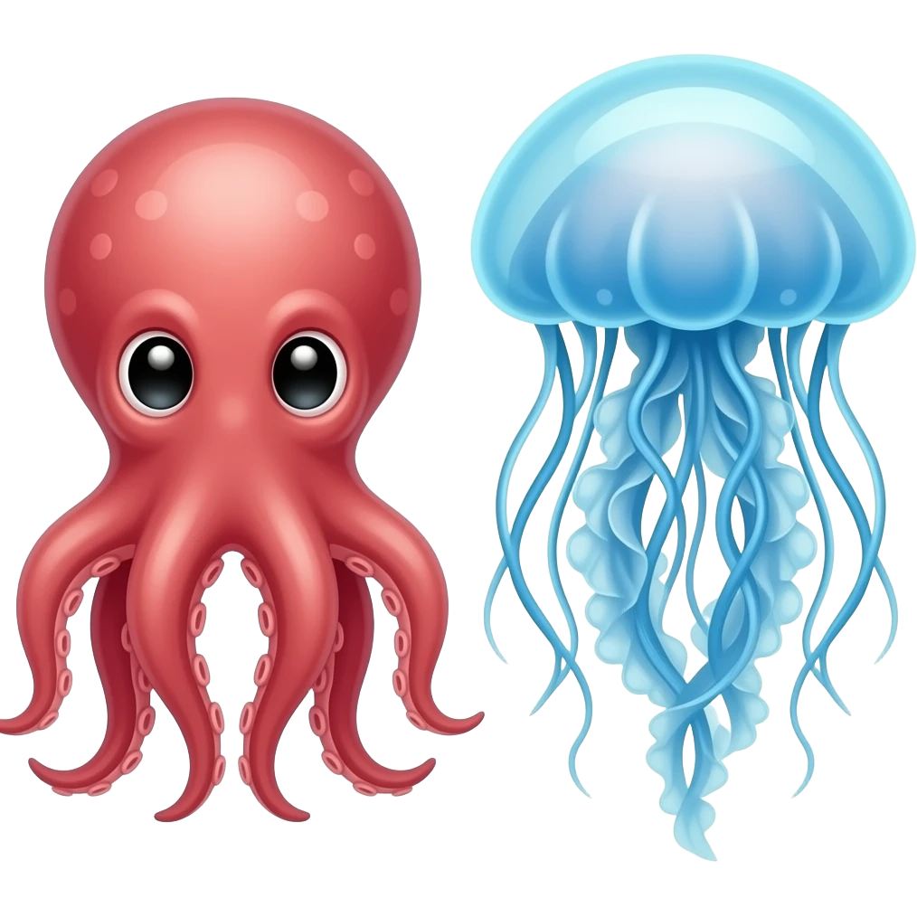Octopus jellyfish emoji