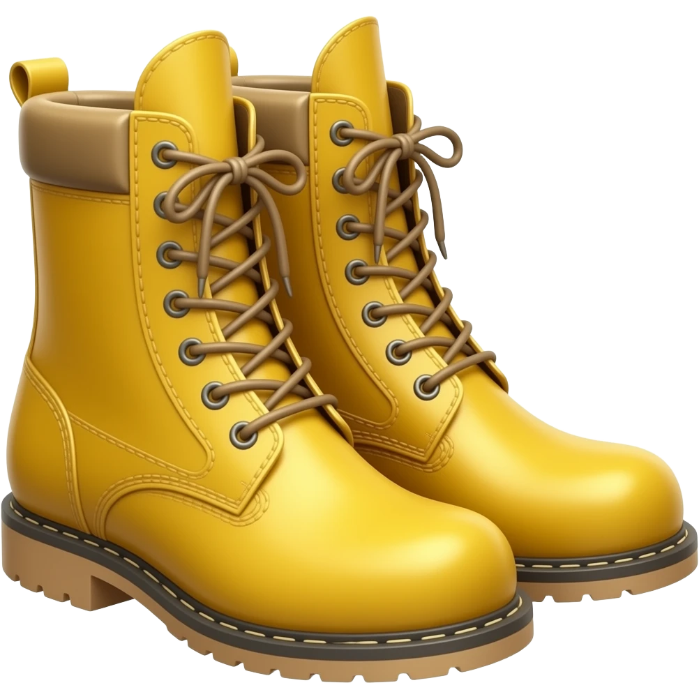 yellow boot pair emoji