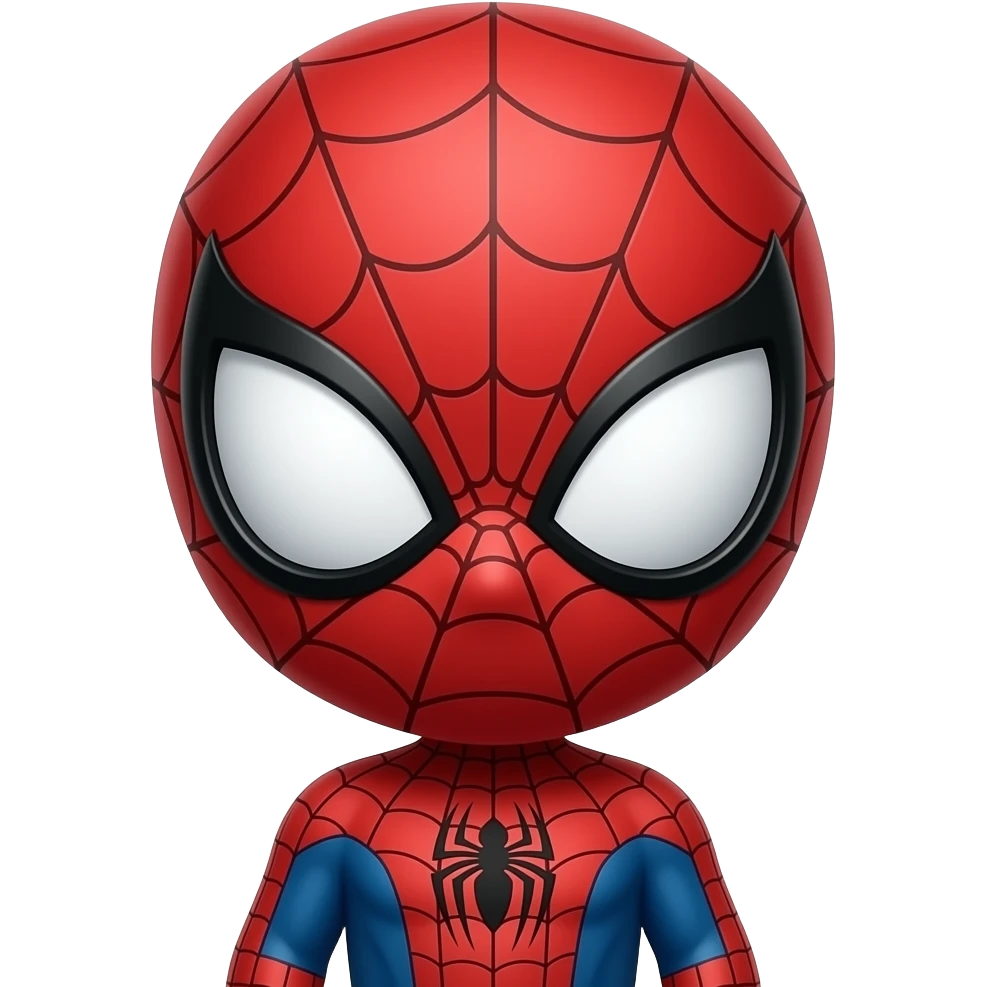 spiderman chibi emoji