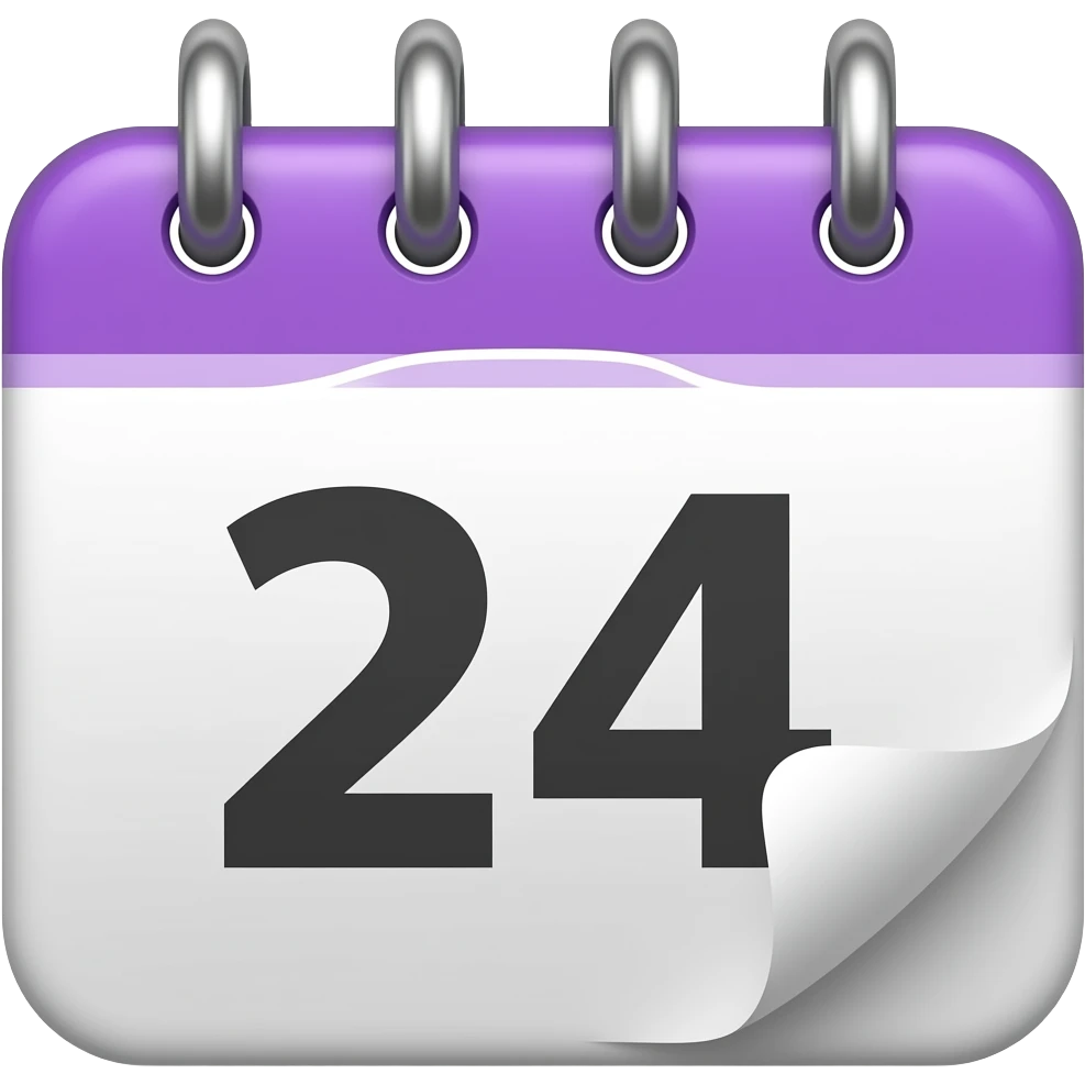 calendar purole emoji