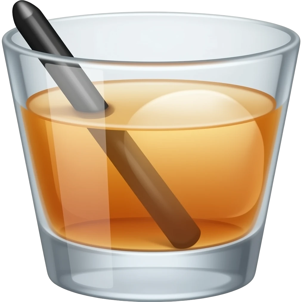 Emoji del cocktail Manhattan emoji