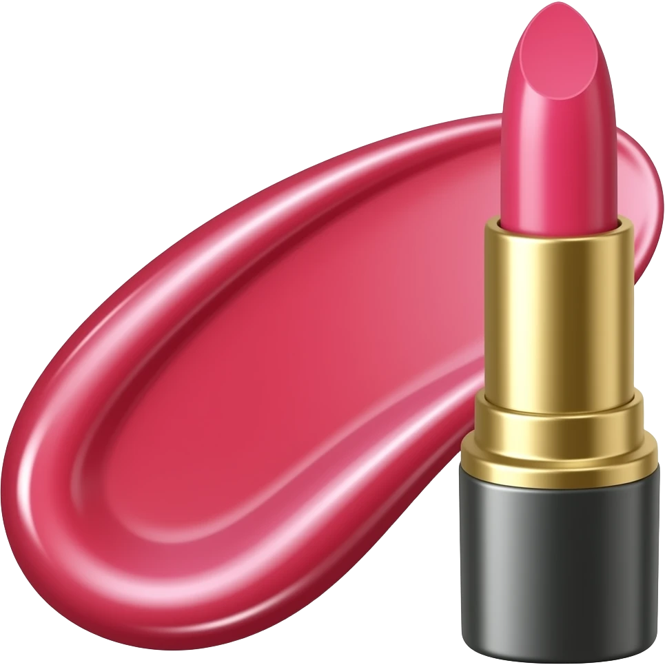 Pink lip stick emoji