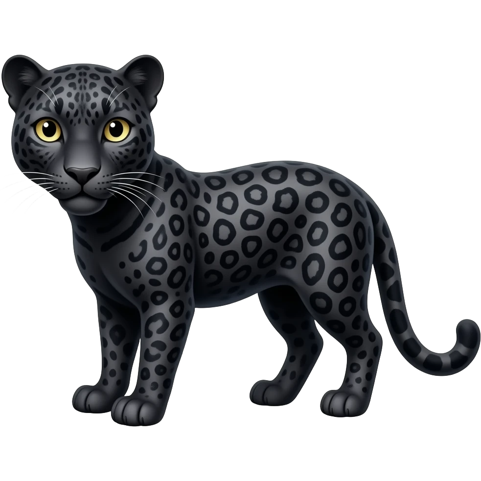 It has simply to be like this 🐆 but colored black emoji