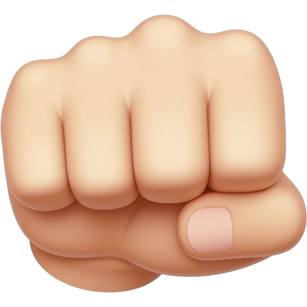 🤜🙏 non le coup de point 👊 tape dans la main arrêté en 2d emoji