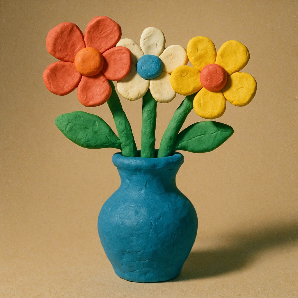 a vase with flowers emoji