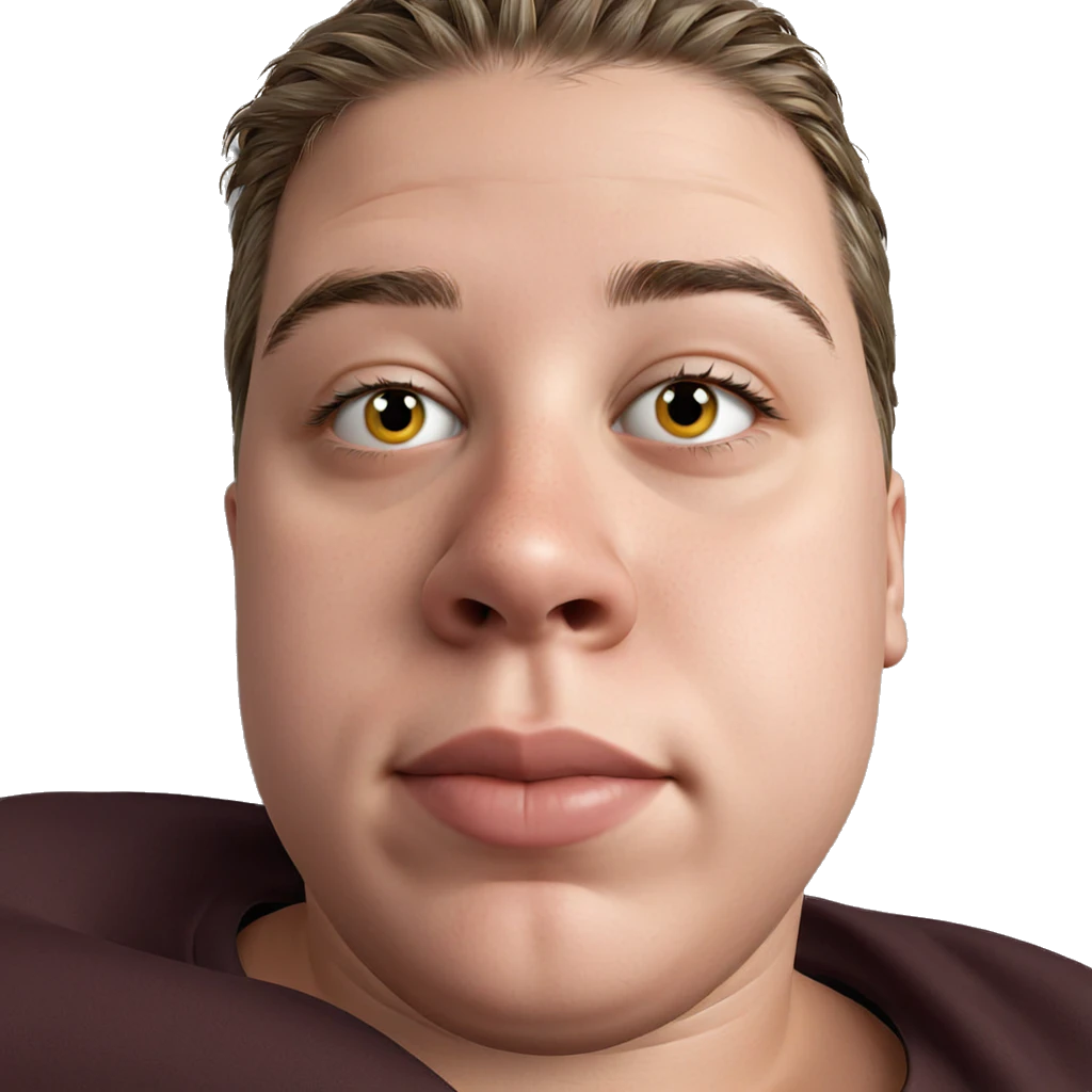 boy with flower portrait emoji