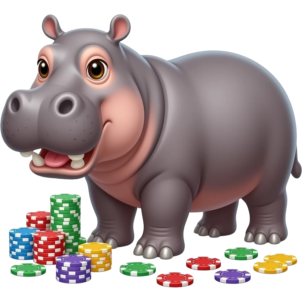 Hippo sports gambling betting emoji