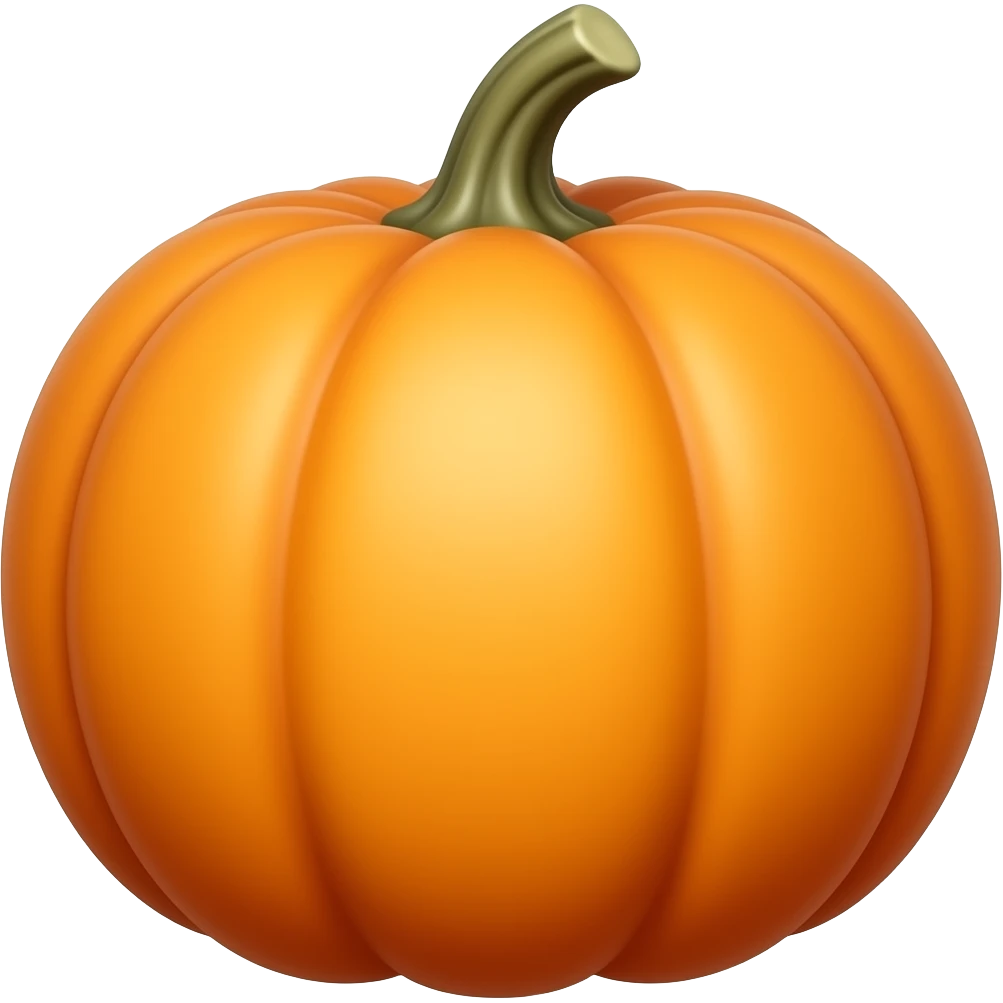 Pumpkin with out face emoji