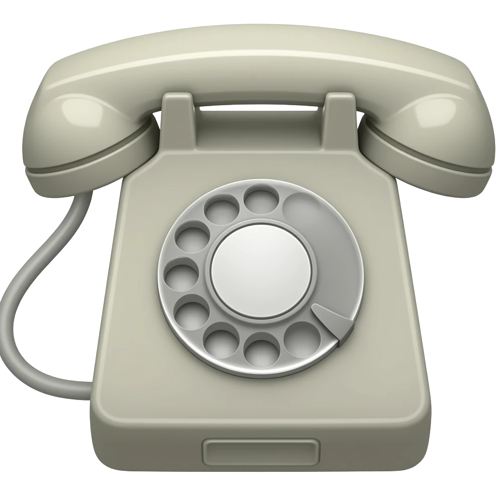 old phone emoji