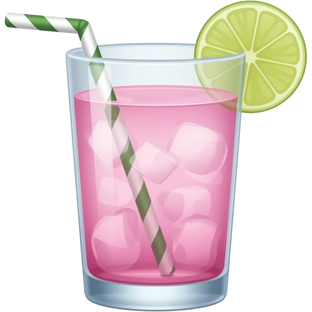 pink cocktail emoji