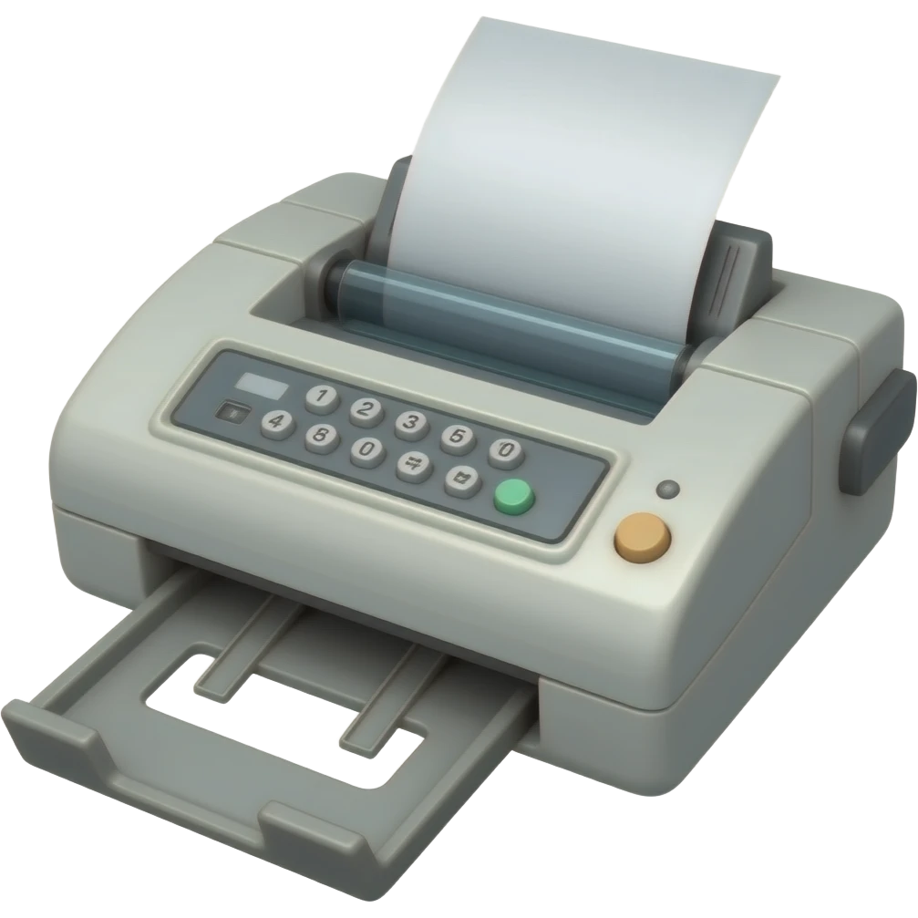 classic old printer emoji