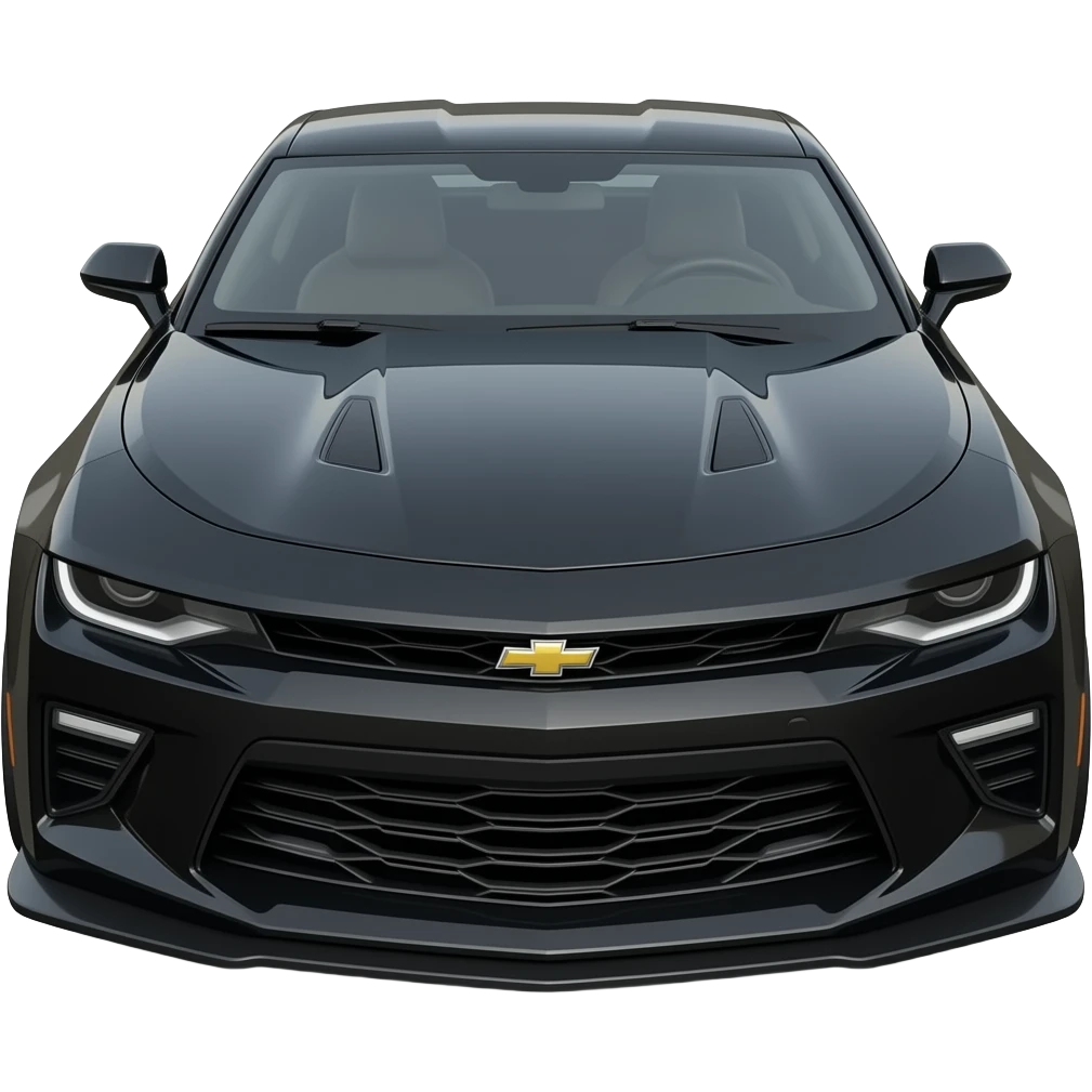 metallic black 2019 camaro ss with awesome chrome rims u must copy exact emoji