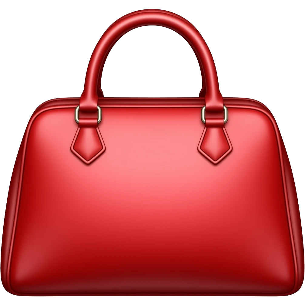 red handbag emoji