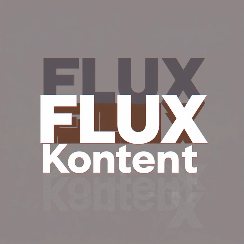 make a image with logo of  text "FLUX Kontext" emoji