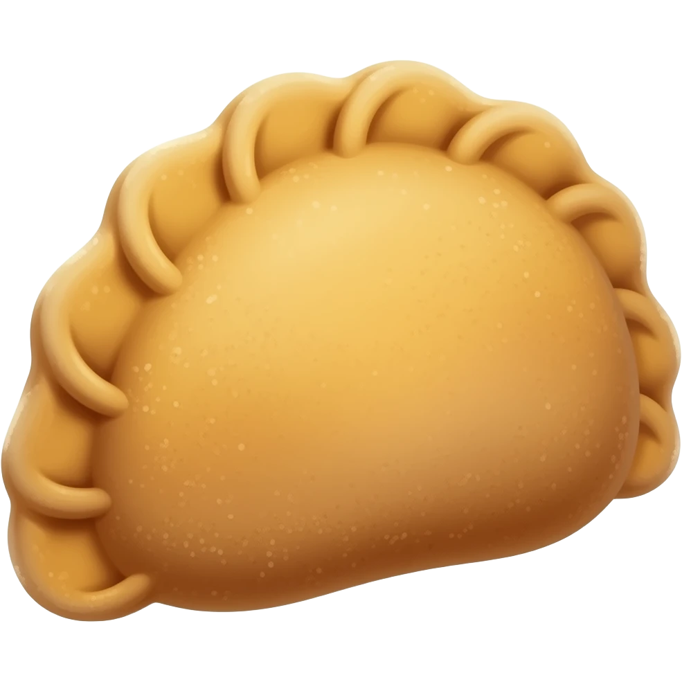 Una empanada emoji
