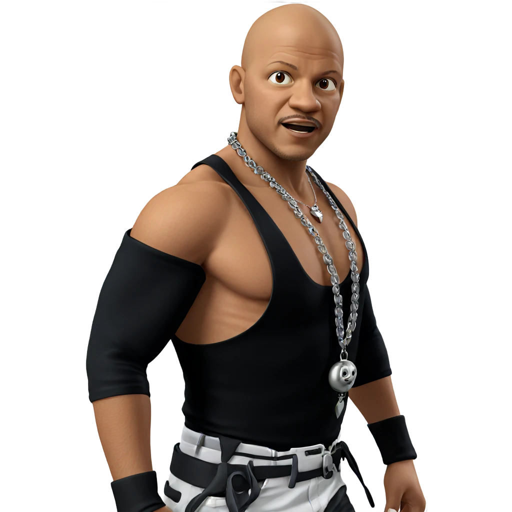 bald man with necklace emoji