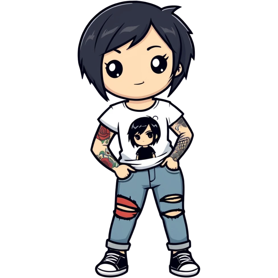 Emo mom being cool emoji