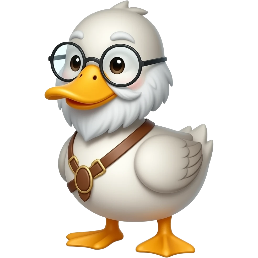 Philosopher Duck emoji