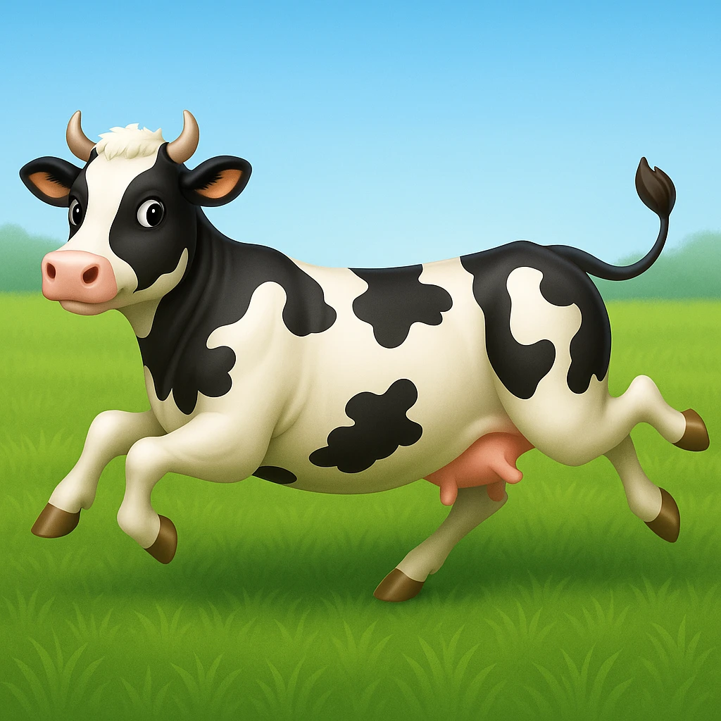 Make the image have a green grass field background in the style of apple style emojis emoji