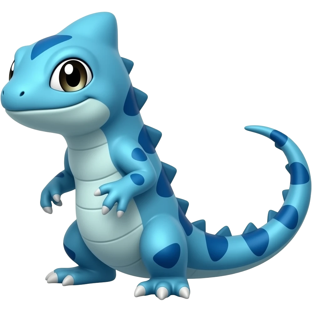 blue lizard fakemon emoji