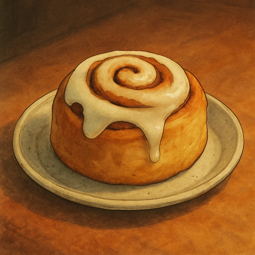 cinnamon roll, cozy emoji