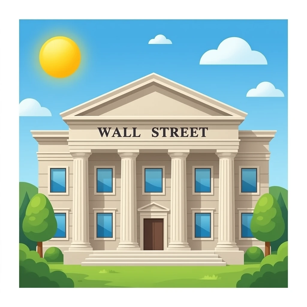 Bank of wall street emoji