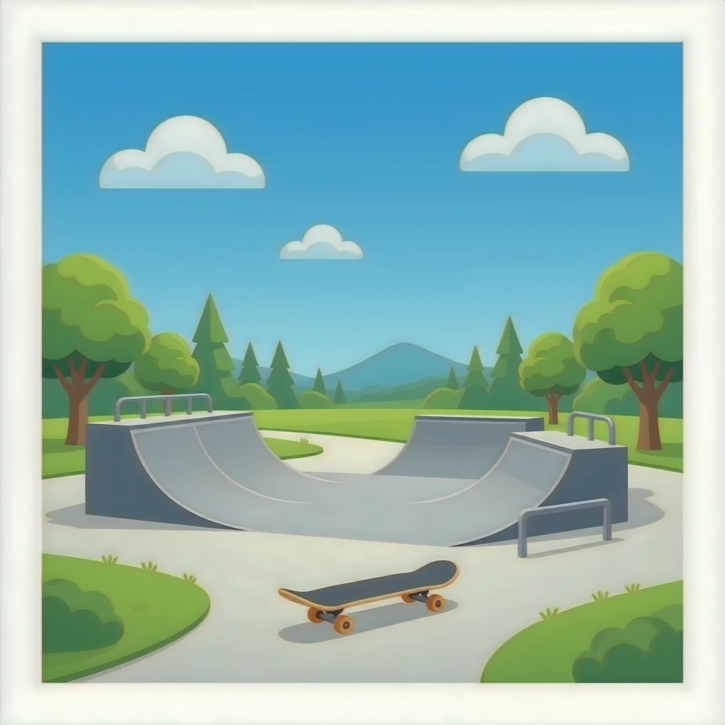 skateboard park emoji